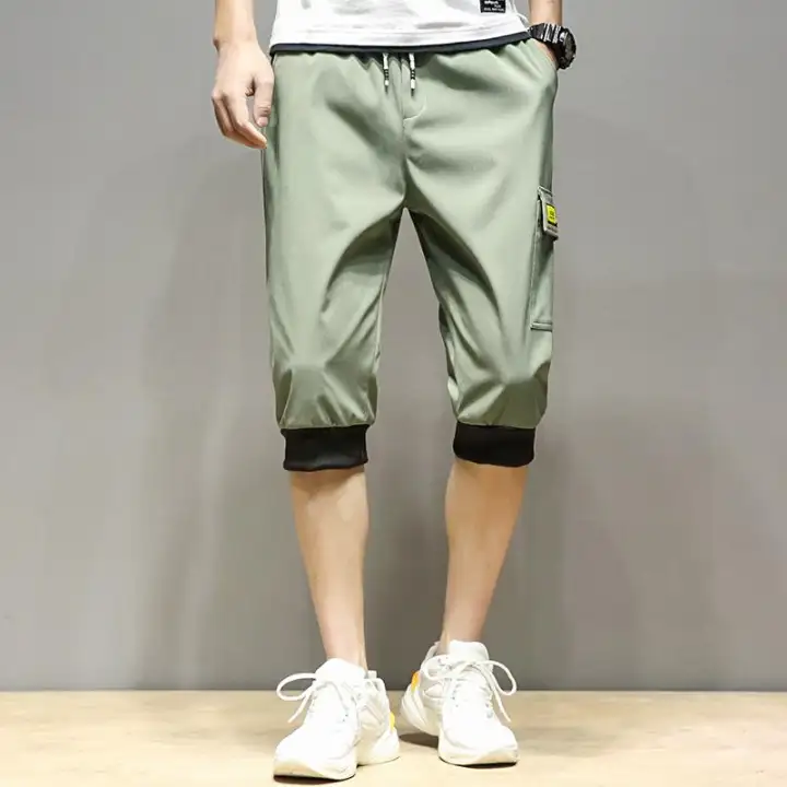 elasticated chino shorts