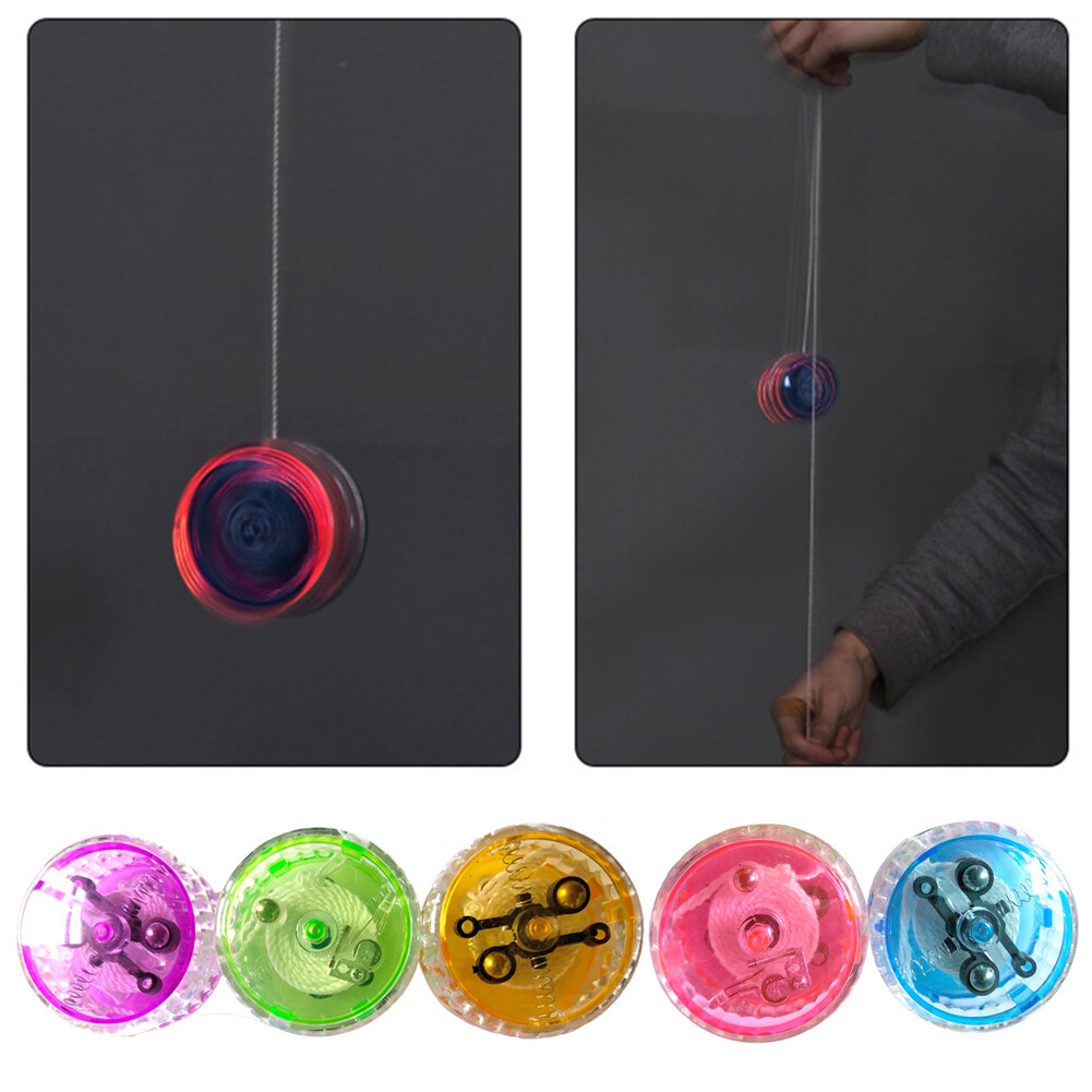 Toys FOR Boys microgood Luminous LED Light YoYo Ball Toy High Speed Kids String Control Entertainment