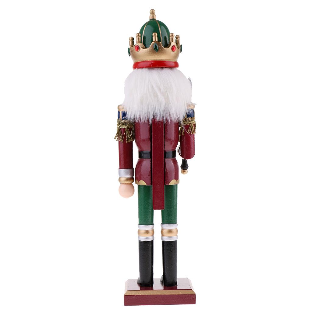 Blesiya 5x Wooden Nutcracker Soldier Figures Model Clockwork Music Box Puppet Doll