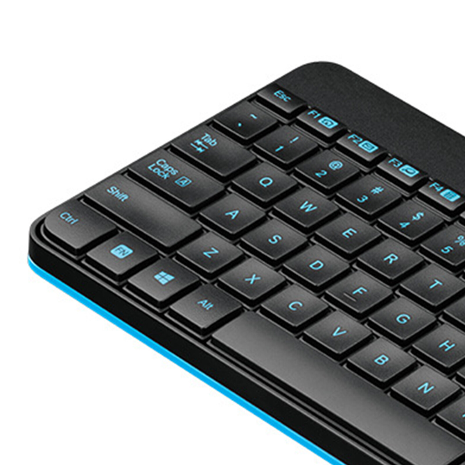 Skyloong for Logitech MK245 Portable Splashproof Ergonomic PC Optical Wireless Keyboard Mouse Kit