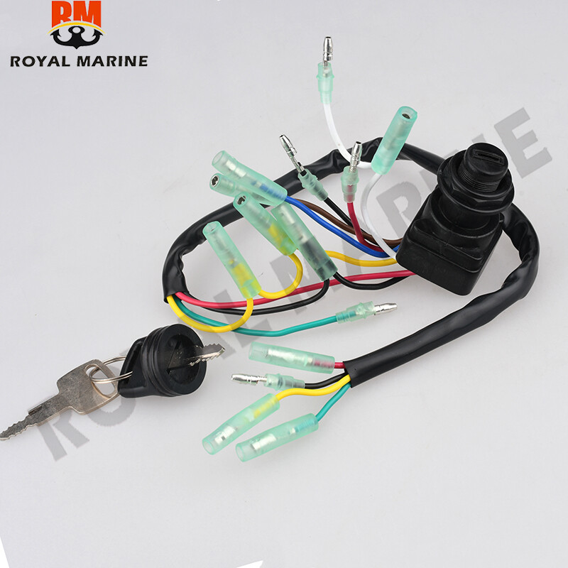 Ignition switch key assy for yamaha outboard motor control box 703-82510-43 703-82510-44-00 703-82510-43-00 parsun hidea boat engine parts