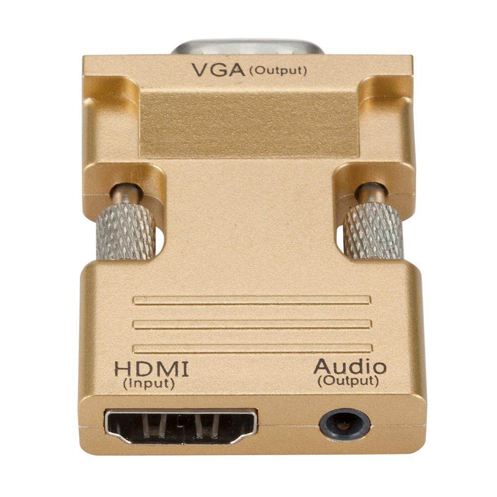 Bộ Chuyển Đổi HDMI Cái Sang VGA Đực Với Cáp Âm Thanh Hỗ Trợ Đầu Ra Tín Hiệu 1080P