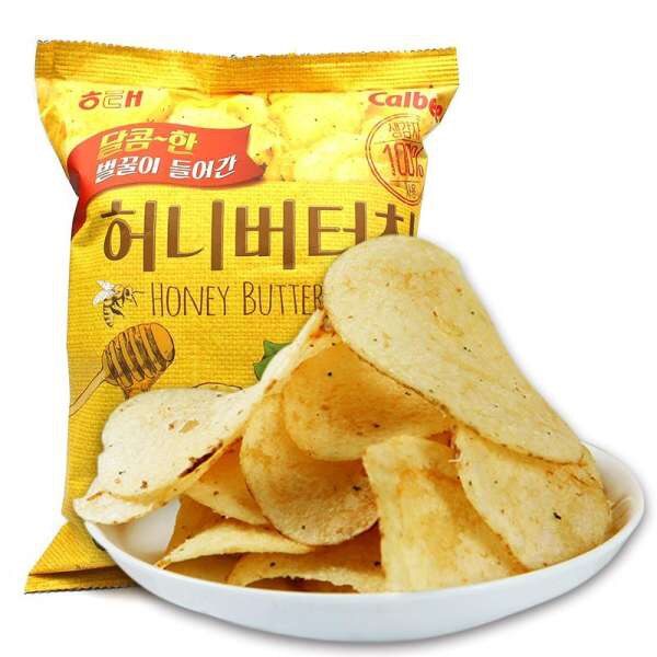 Snack Khoai Tây Bơ Mật Ong Honey Butter Chip 60G Hàn Quốc