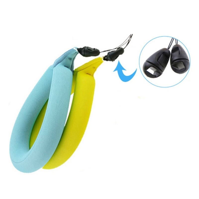 Underwater Camera Hand Grip Camera Strap Lanyard Waterproof Camera Float Foam Floating Strap Camera Floating Wristband