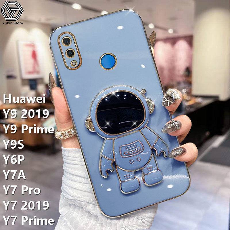 Girl Y9 Prime 2019 Back Cover YuPin Astronaut Phone Case For