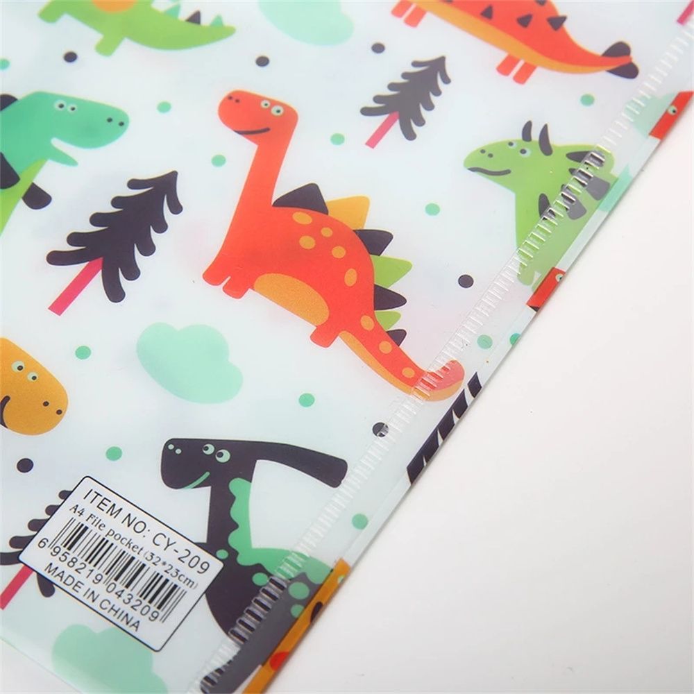 MMLUCK School Supplies Office for Student File Bag A4 File Folder Cartoon File Folder Document Bag Paper Organizer Bill Envelope