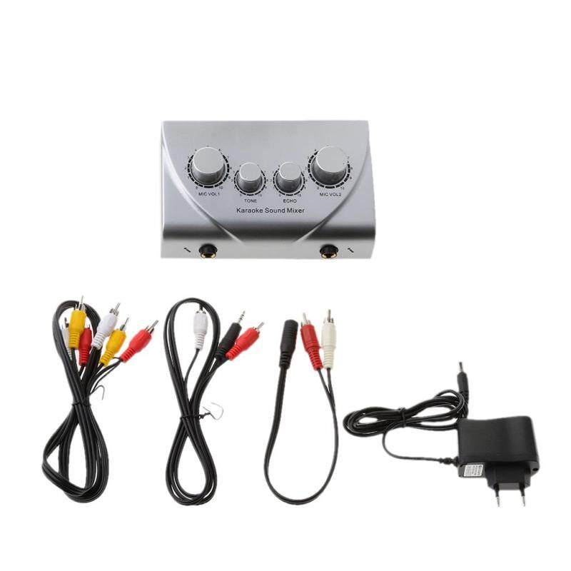 Sunnimix 2 Cối Karaoke Quá Trình Âm Thanh Stereo Tiền Khuếch Đại Micro EU