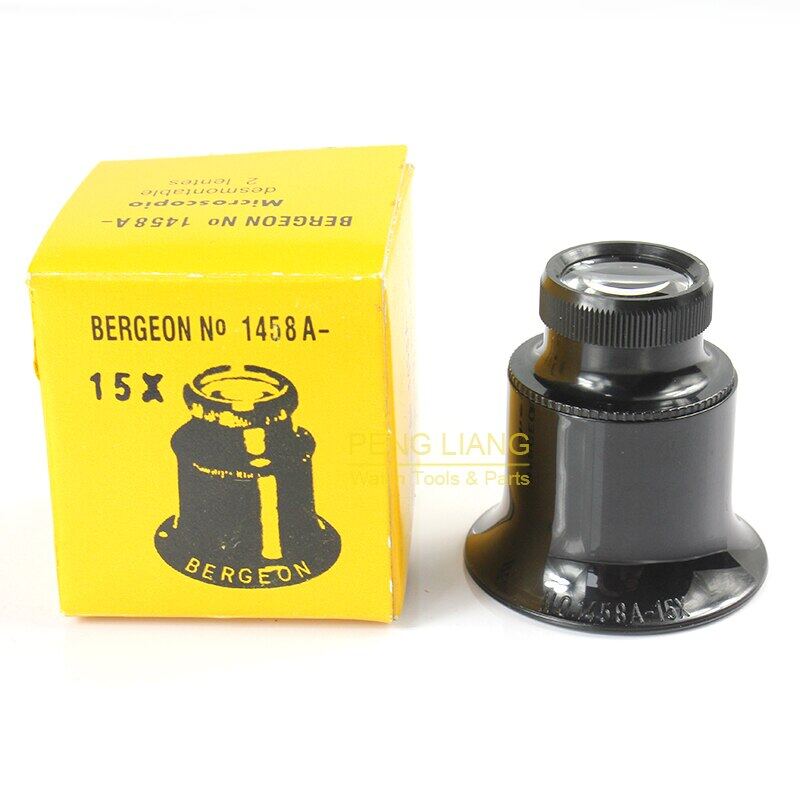 Original Bergeon 145815 Magnifier Eye Loupe 15X, 12X Watchmaker Tools