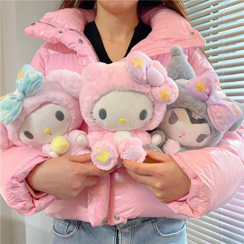 my melody hello kitty plush