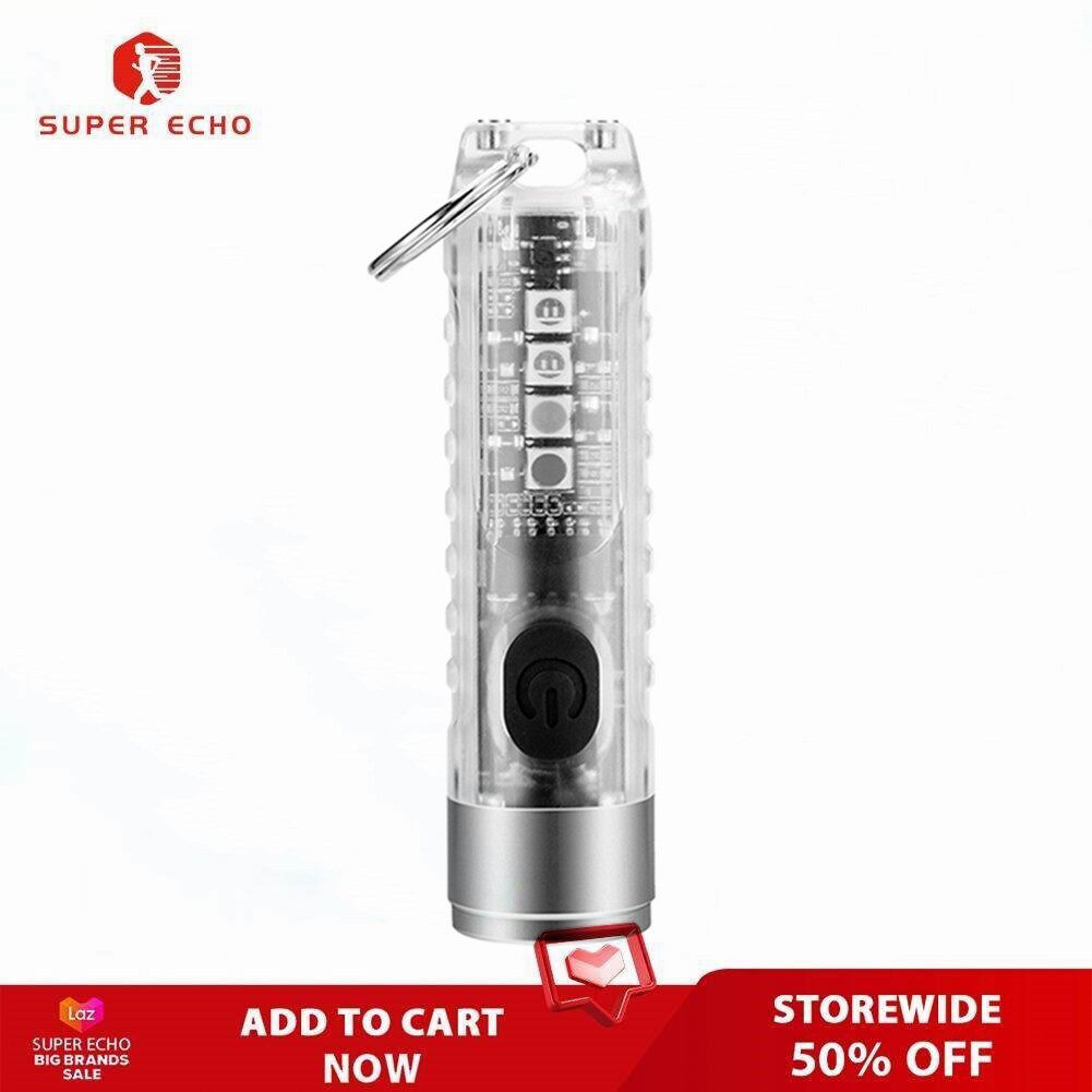 Keychain LED Flashlight Mini LED Pocket Light Torch for Outdoor Emergency