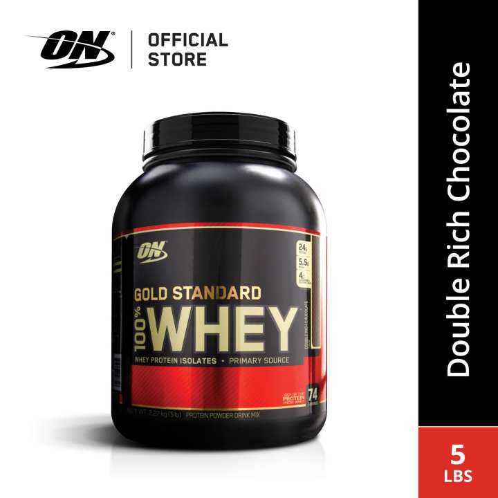 Optimum Nutrition Gold Standard Whey 5 lbs - Double Rich Chocolate | Lazada