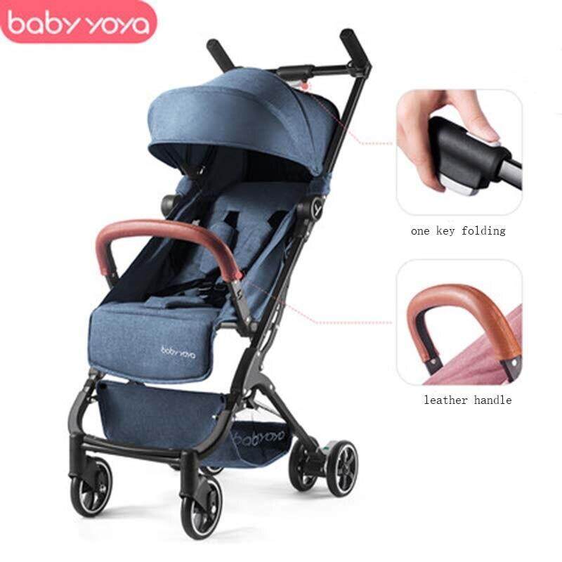 Babyyoya Stroller Mini Yoya Lightweight Portable Folding Baby Carriage 2 In 1 Baby Trolley New Upgrade Baby Car Singapore