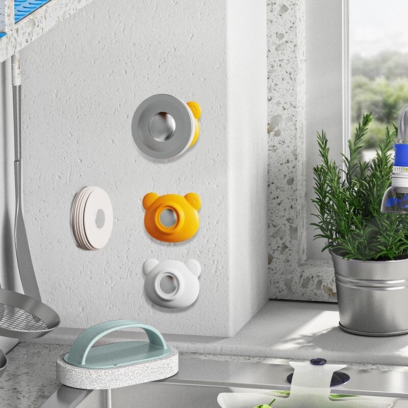 Wall Mount Strong Magnet Holder Hook Remote Control Storage Holder for Fridge Sticker Home Organizer Hook