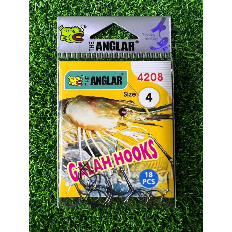 The Anglar Galah Hooks Prawn Shrimp Fishing Hook (Ref 4208) Lazada