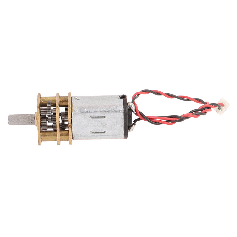 JointFlowers DC 3V-12V 60RPM Slow Speed Micro Mini N20 Full Metal Gearbox Gear Reducer Motor