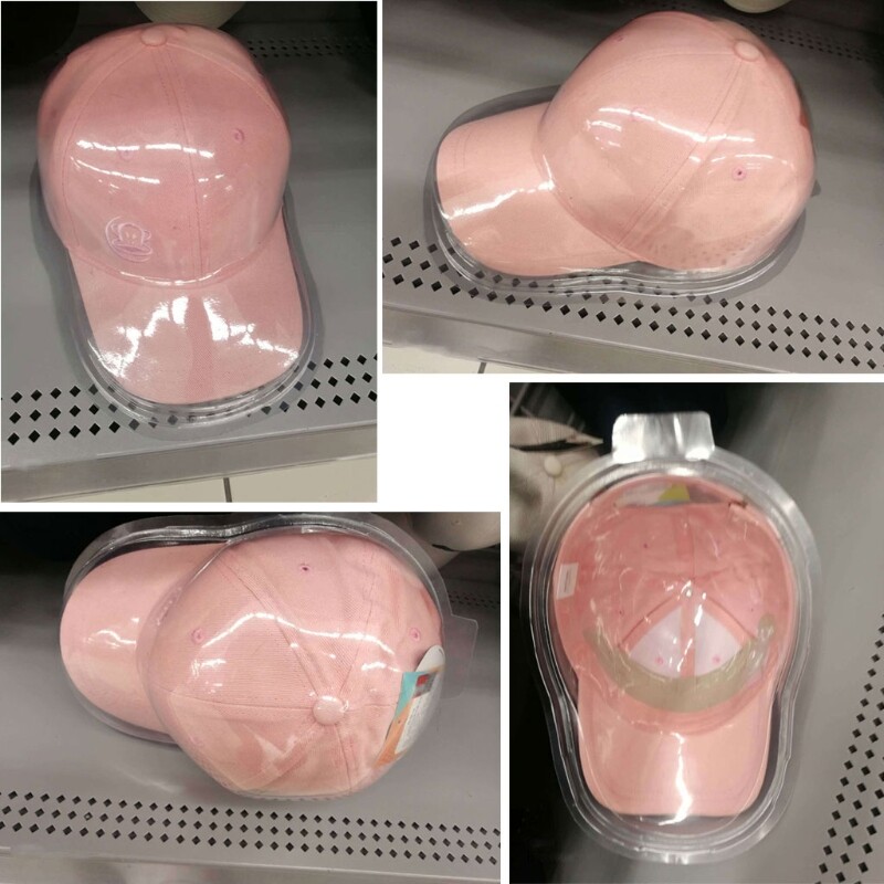Double-layer Cap Holder Transparent Baseball Cap Display Box Flat Eaves and Curved Eaves Cap Protector Hat Storage