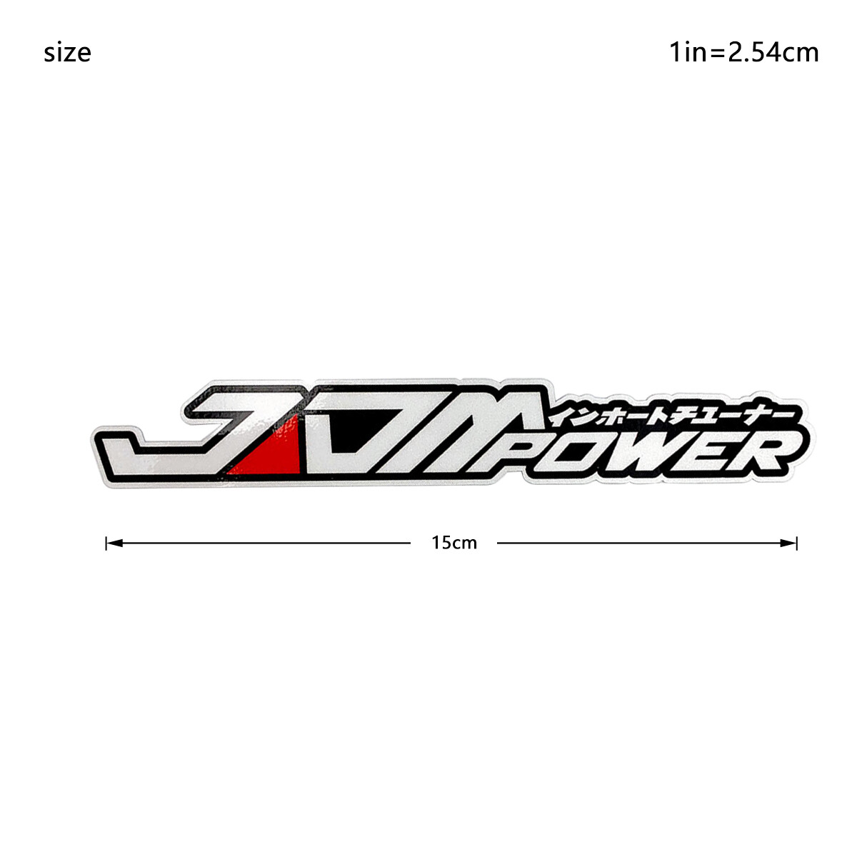 For Osaka JDM Car 3M Highly Reflective sticker and decals Hellaflush Fatlace Cool Modified Accessories