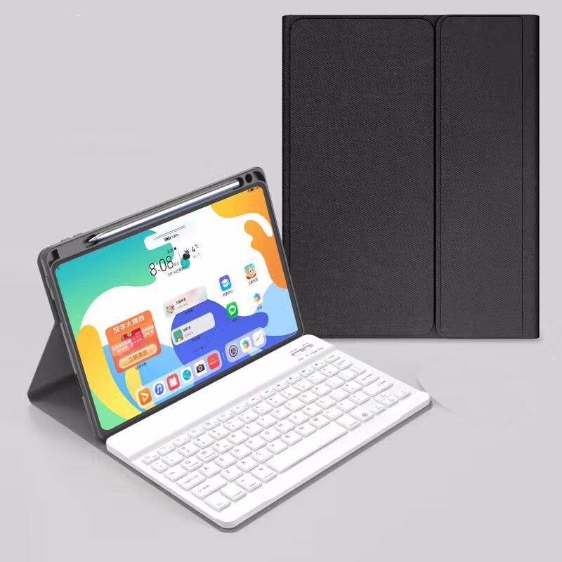 Ash magnetic wireless keyboard case for xiaomi pad 6 2023 11" for xiaomi mipad 6 pro 5 pro folio leather stand cover with pencil holder for xiaomi pad 5 pro 11 inch