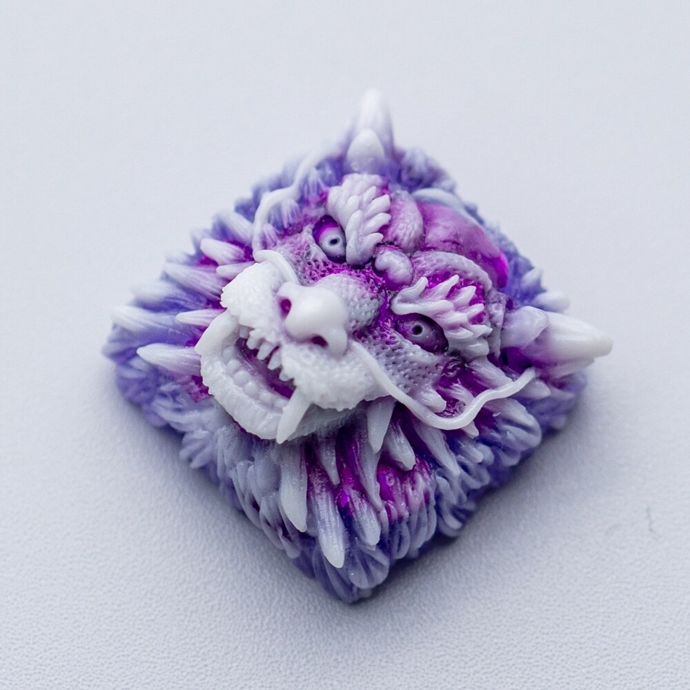 Keycaps Keycaps Keycap Artisan Keycap แป้นพิมพ์มังกรทำด้วยมือเรซิ่นปุ่ม ...