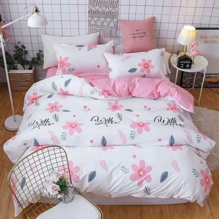 High Quality Modern Design 800tc Cotton 5 In 1 Queen King Comforter Set Bedding Bedsheet Cadar Katil Selimut Tebal Konki Murah Pink Fl White Lazada - Pink King Bedding Set High Quality Modern Design 800tc Cotton 5 In 1 Queen King Comforter Set Bedding Bedsheet Cadar Katil Selimut Tebal Konki Murah Pink Fl White Lazada - Pink King Bedding Set