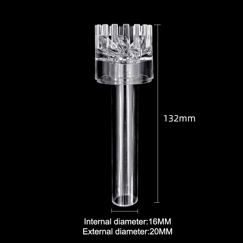 Yuanhesheng Aquarium Skimmer Acrylic Lily Pipe Spin Surface Inflow Water Plant Filter