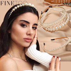 FINE TOO Thời Trang Hàn Quốc Băng Đô Ngọc Trai Ins Băng Đô Công Chúa Phụ Nữ Thanh Lịch Phụ Kiện Tóc Quà Tặng