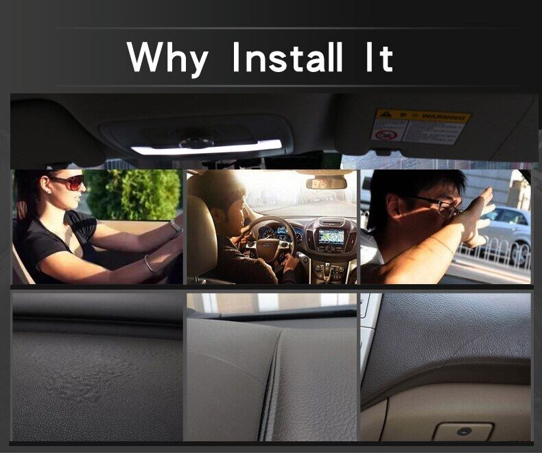 xuming For MG ZS 2017 2018 2019 Car dashboard cover Dash Mat Avoid Light Pad Instrument Platform Carpet Trim Accessories