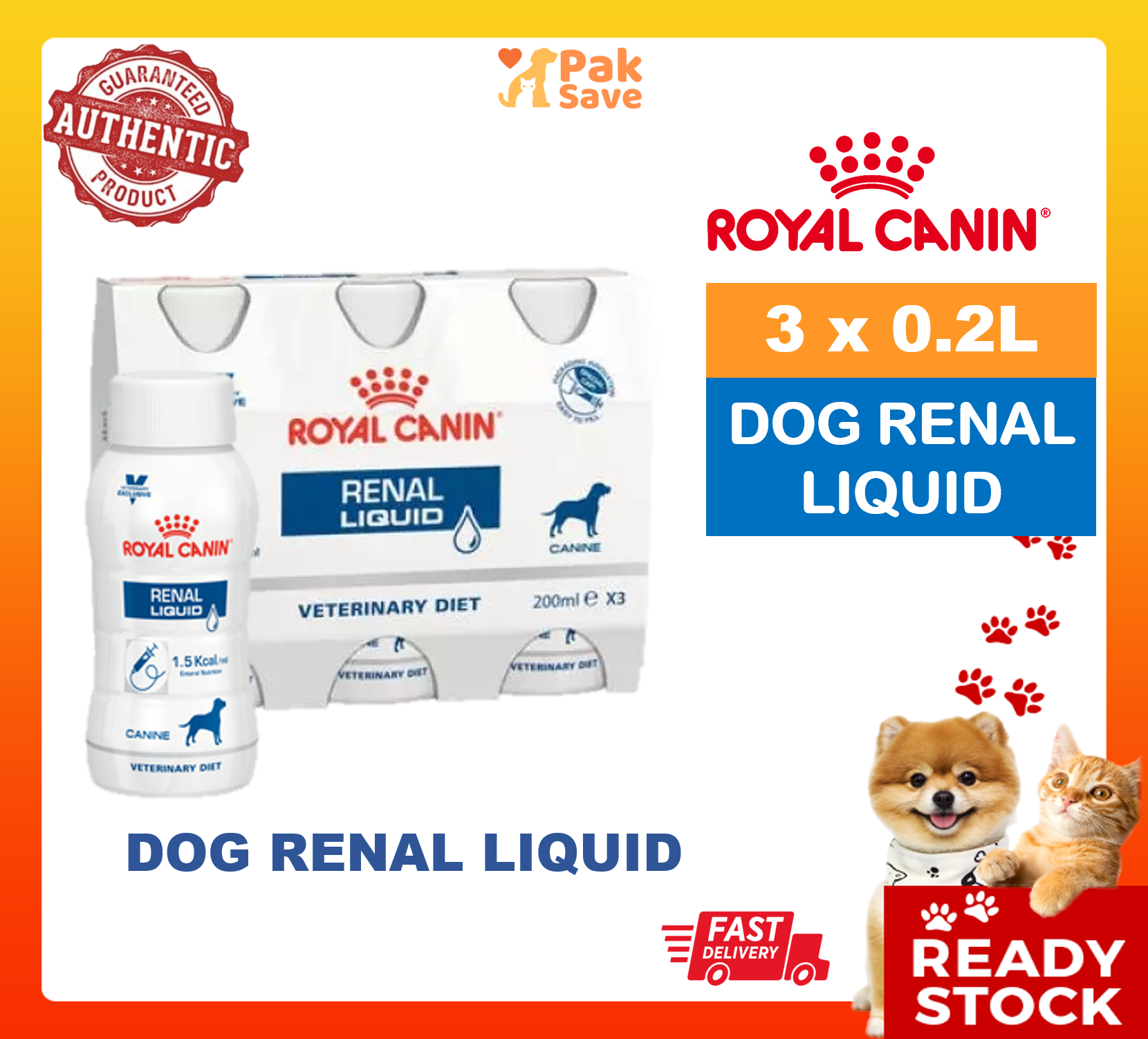 renal liquid dog