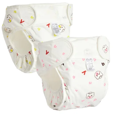 MxiaoY Cotton Baby Nappies Diaper Reusable Washable Cloth Nappy Cover Waterproof Newborn Baby Training Pants