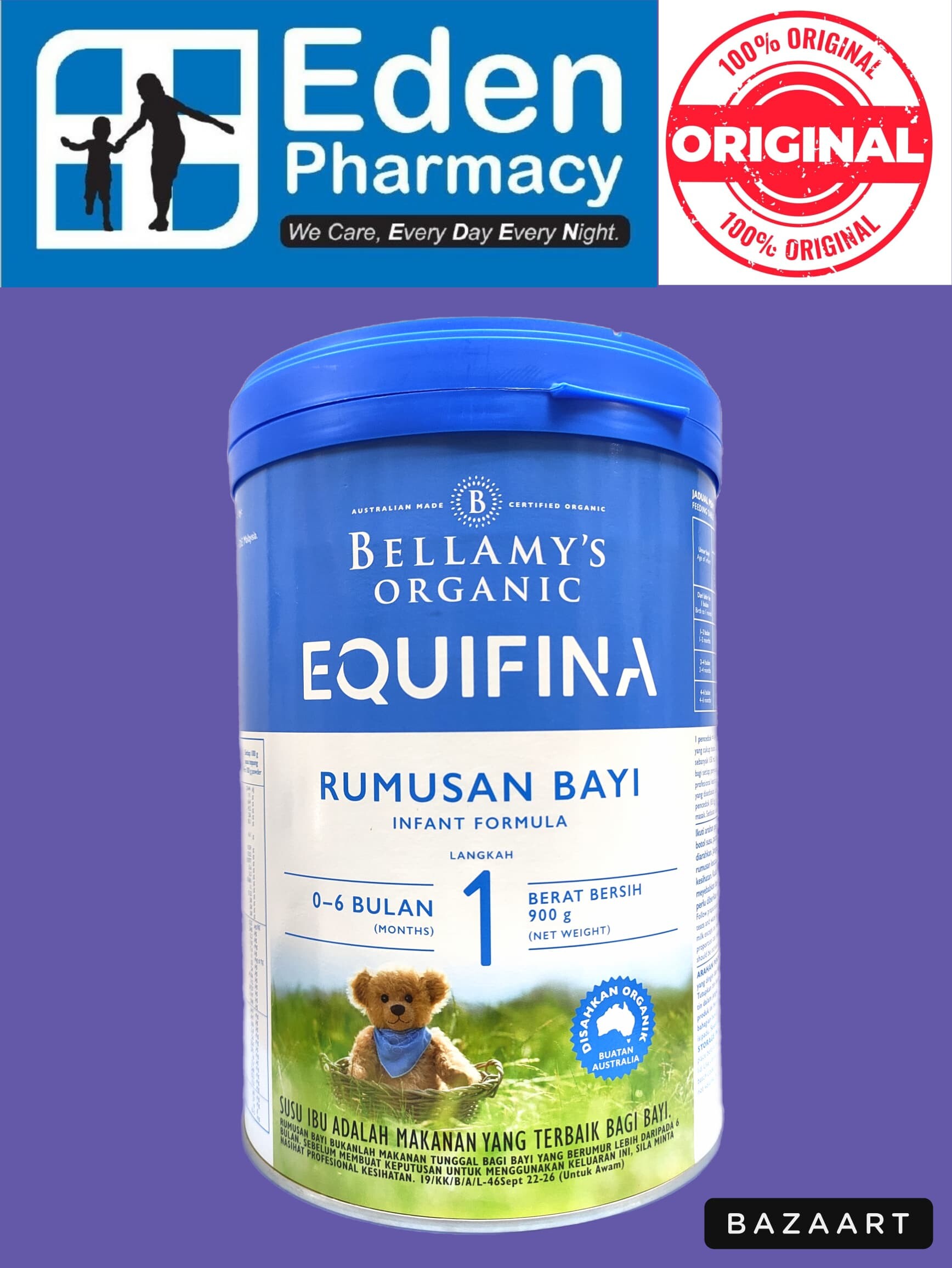ミルク Bellamy's Organic Infant Formula 900g Baby Milk Formula by Bellamy'S 900g – Alive Wholefoods Store