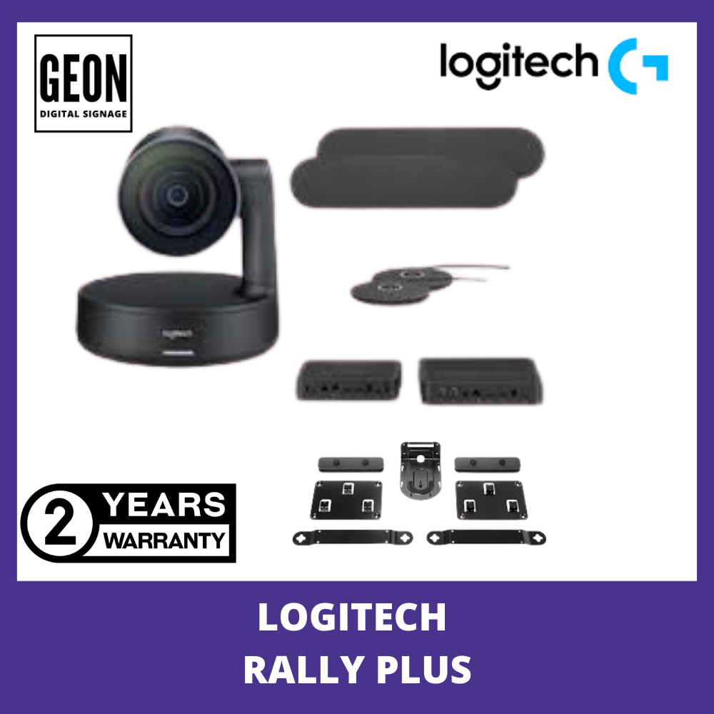 Logitech Rally Plus 1 Camera 2 Speaker 2 Mic Rally Premium Ultra Hd