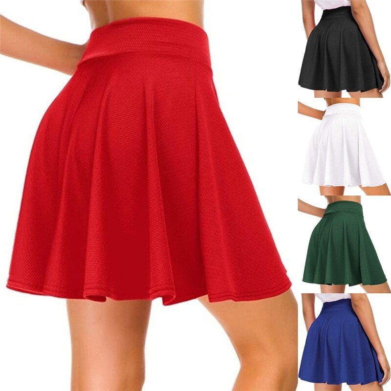 Hang Qiao Women Fashion Athletic Short Skirt Fitness Yoga Short Skirt Badminton Breathable Quick Drying Skirts Ladies Sport Anti Exposure Tennis Skirt
