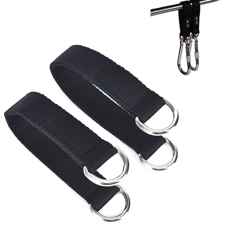 Eixiu 1pc Fitness Equipment Hook Ring Hanging Belt Hanging Sandbag Pull Up Rope