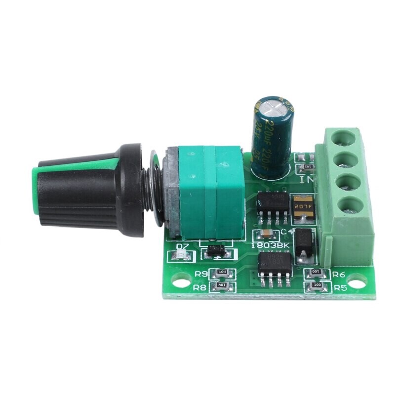 Bộ Điều Khiển Công Tắc Tốc Độ Động Cơ DC 2A, Bộ Điều Khiển Tốc Độ Động Cơ 1.8V 3V 5V 6V 12V Điện Áp Điều Chỉnh PWM