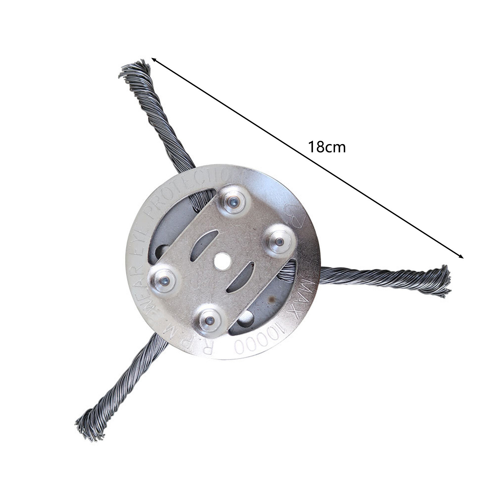 EMachinery Grass Trimmer Head Professional 3 Or 6-Cutters Super Sharp Deep-seated Weeding Carbon Steel Twisted Wire Steel Weeding Machine Head Gardening Tool Practical Brushcutter Head