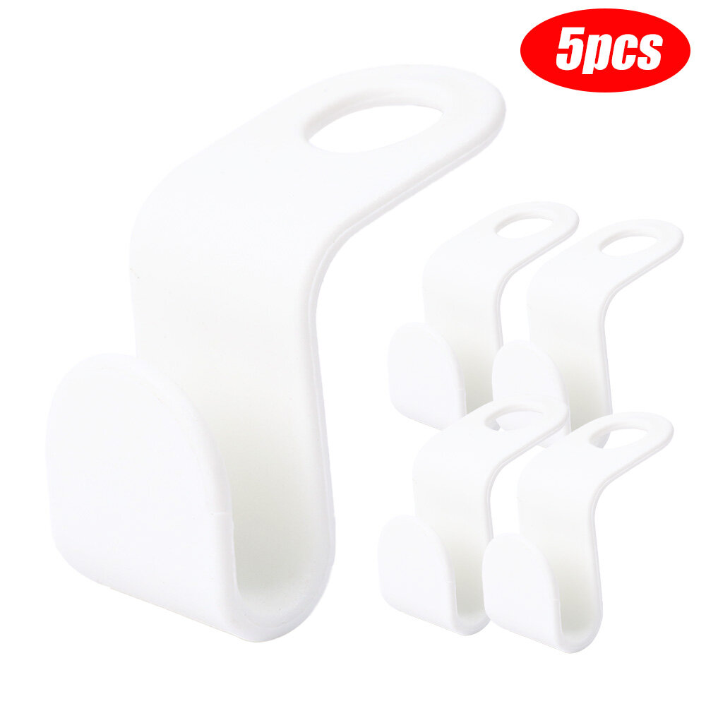 Polocat 5pcs Clothes Hanger Connector Hooks Wardrobe Organizer Closet Connecting Hook Space Saving Clothes Organizer Coat Storage Hook