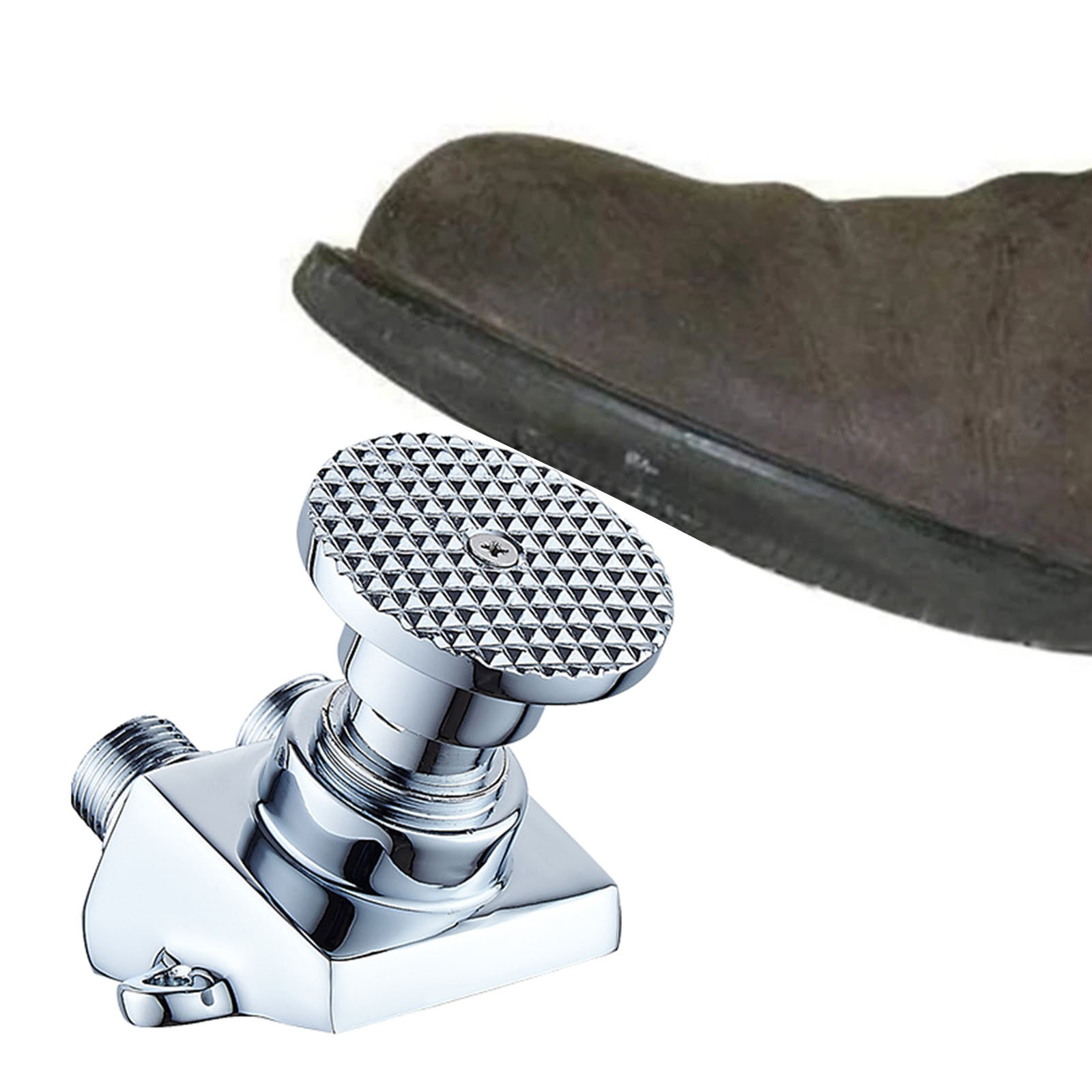Baoblaze Foot Pedal Valve Bathroom Basin Faucet Tap Pedal Water Faucets