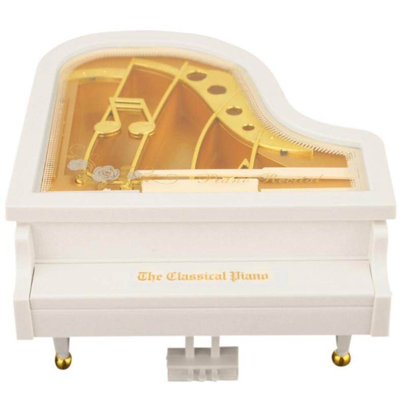 Creative Mini Piano Model Music Box Metal Antique Musical Case Wedding Gift Home Decoration New Year Gifts Music Boxes Malaysia