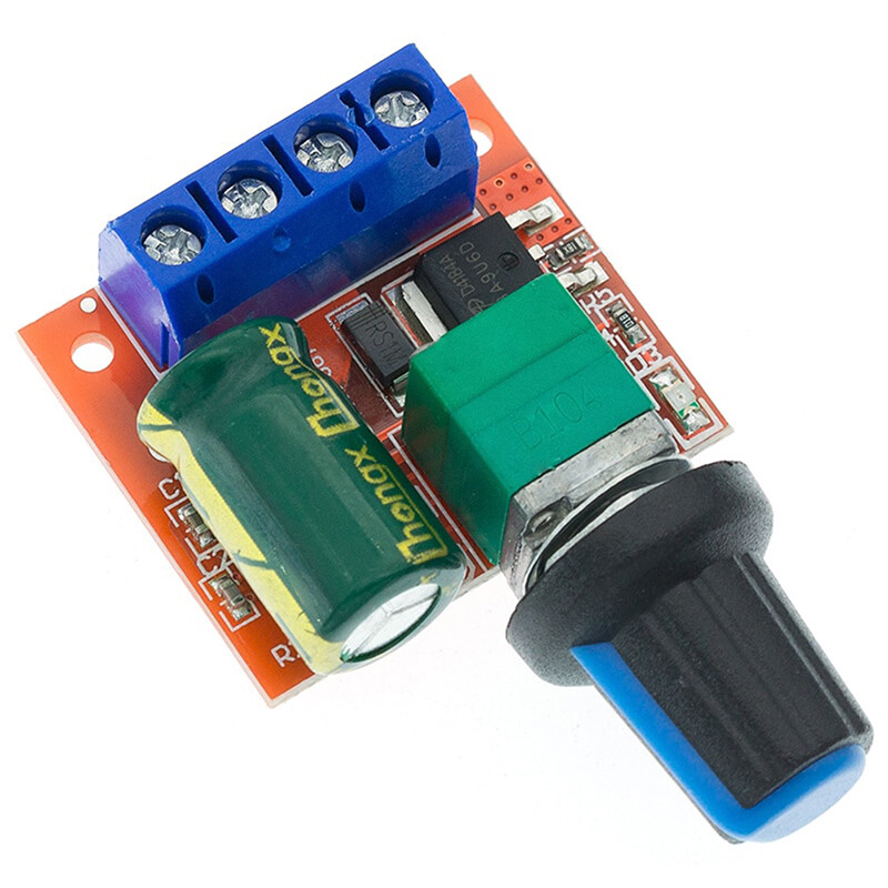 💖best buyle mini 5a 90w pwm dc motor speed controller module dc-dc 5v-35v adjustable regulator control governor switch led dimmer