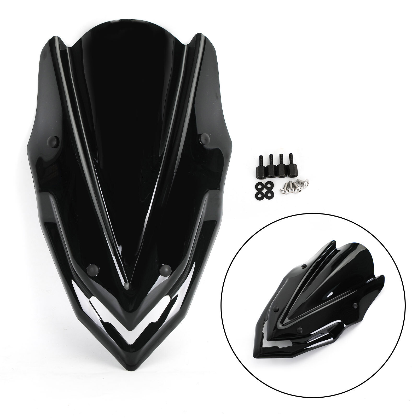 Areyourshop Tấm Chắn Gió Kính Chắn Gió Bảo Vệ Đối Với KAWASAKI Z900 2017-2019