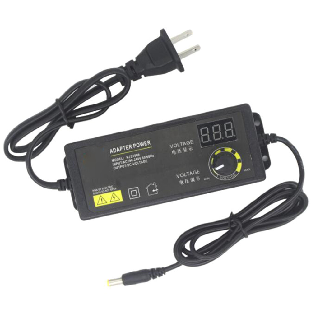Seasboat dc 3v-36v 60w universal power supply adjustable variable power adapter 100v-240v 1.5a ac to dc 1.5a converter