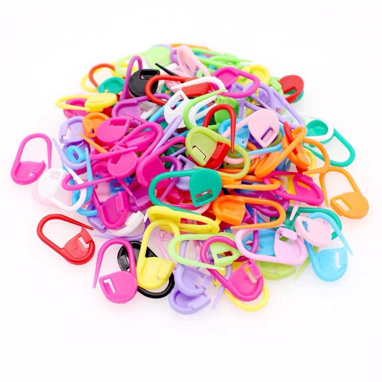 50/100Pcs Marking Buckle Pins Plastic Needle Knitting for Sewing Accessories Yarn Sweater DIY Weaving Tools