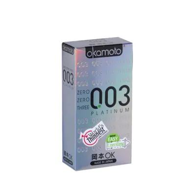 OKAMOTO 003 Platinum Condom 10s