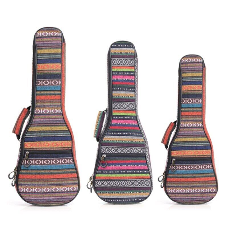 Dày Soprano Buổi Hòa Nhạc Tenor Túi Ukulele Trường Hợp Túi Ba Lô 21 23 26 Inch Ukelele Nhỏ Phụ Kiện Đàn Guitar Phần Thể Hiện