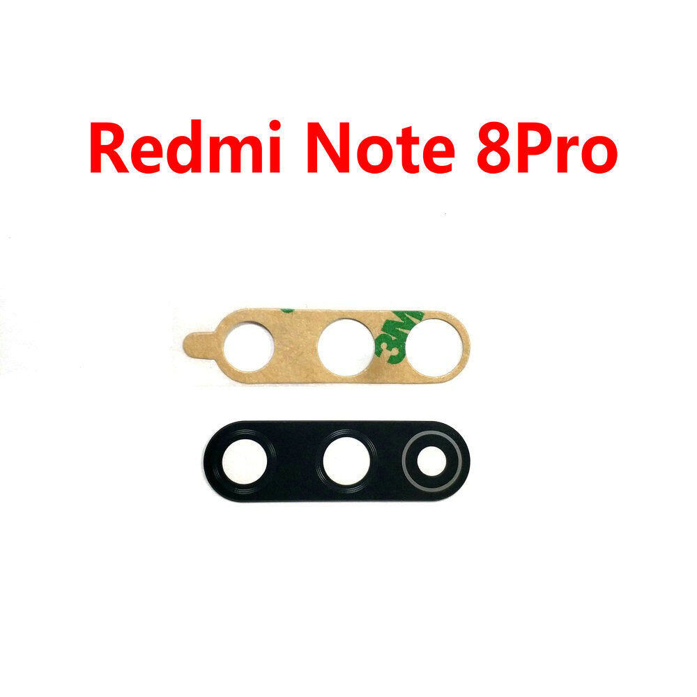 New Rear Camera Lens Glass & Sticker Replacement For Xiaomi Redmi Note 8 Pro