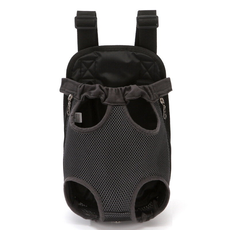 Lovinland Pet Dog Backpack Breathable Carrier Puppy Pouch Cat Travel Tote Front Back Bag With Legs Out