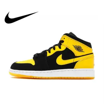 nike air jordan 1 mid yellow