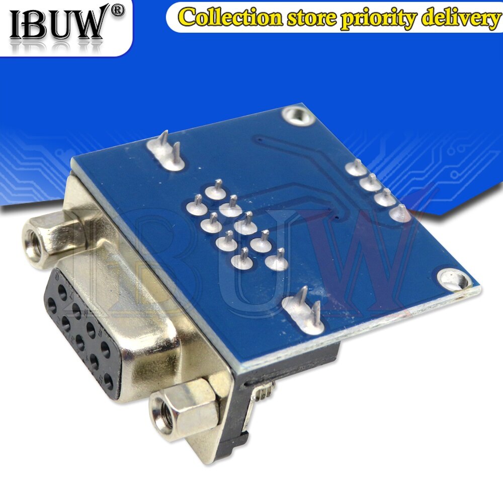 1 cái max3232 RS232 để TTL cổng nối tiếp mô-đun chuyển đổi DB9 kết nối max232