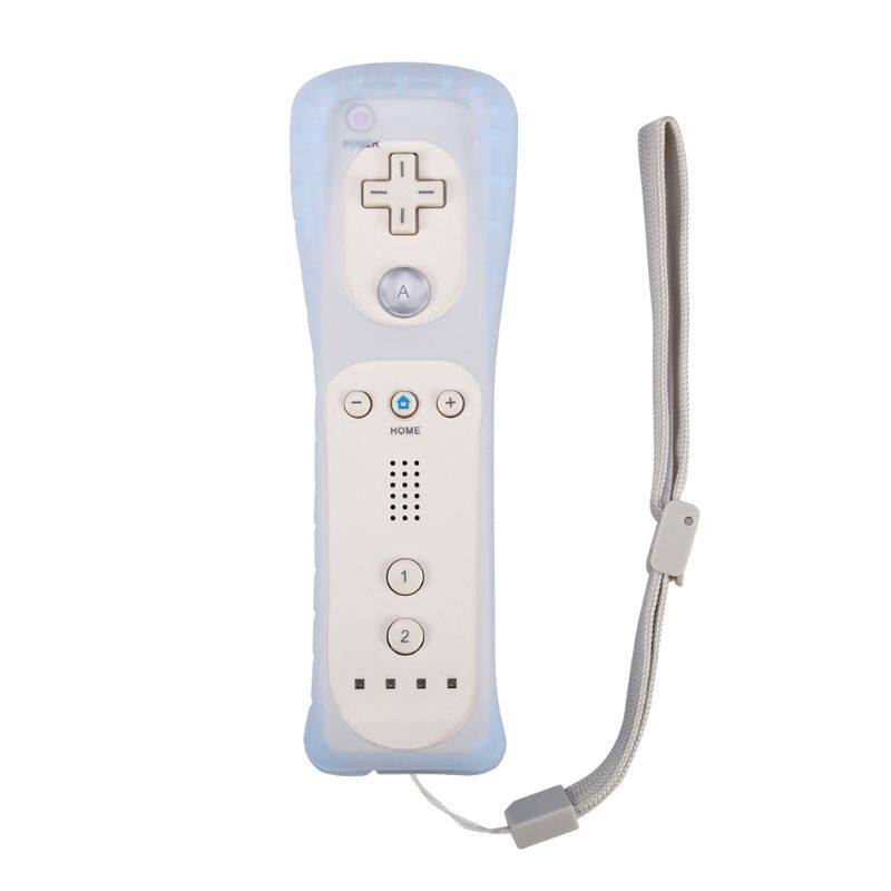 Wireless Gamepad With Silicone Case for Wii Remote Controller Joystick Without Motion Plus