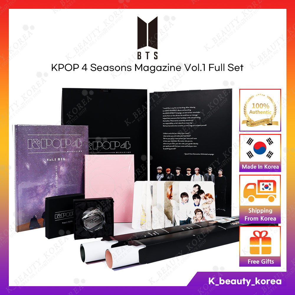 BTS] KPOP 4 Seasons Magazine Vol.1 Full Set / Special